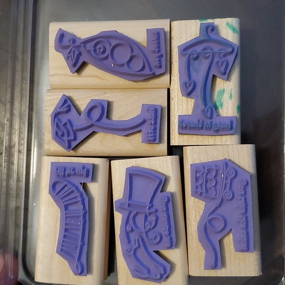 NWOT Stampin up!  Set of 2007 retired stamps - Picture 2 of 3